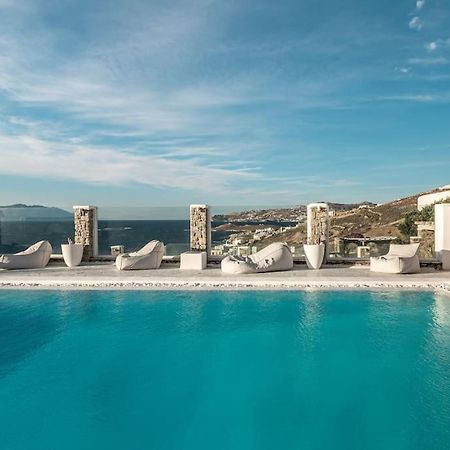Mykonos Sea View Luxury Villa By Calypso Sunset Villas Mykonos Town Exteriör bild