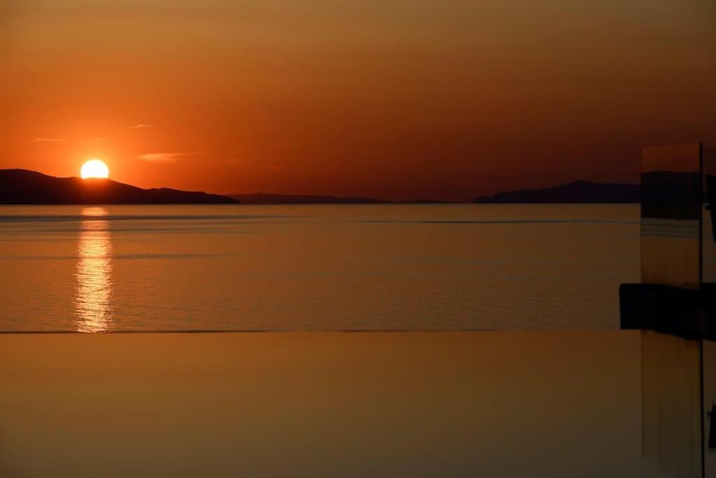 Mykonos Sea View Luxury Villa By Calypso Sunset Villas Mykonos Town Exteriör bild