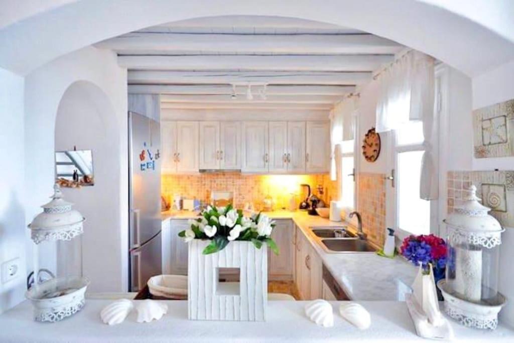 Mykonos Sea View Luxury Villa By Calypso Sunset Villas Mykonos Town Exteriör bild